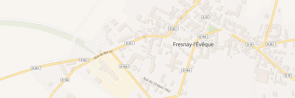 Plan du 4 Imp de la Forge à Fresnay-l’Évêque