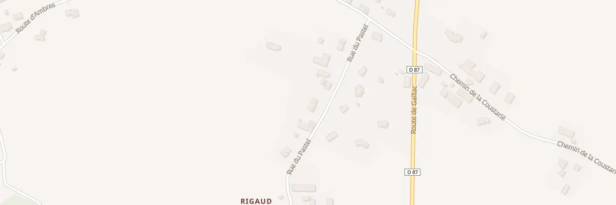 Plan du 174 Rue du Pastel à Ambres
