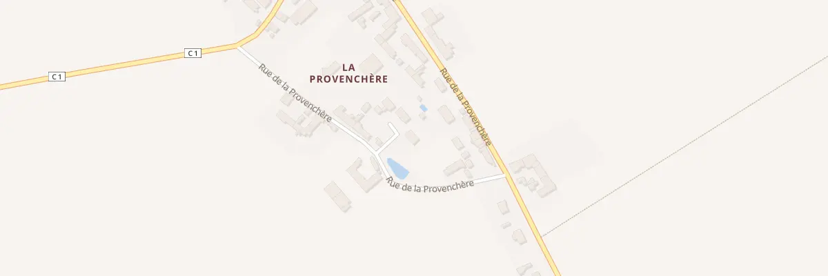 Plan du 722 La Provenchere à Huêtre