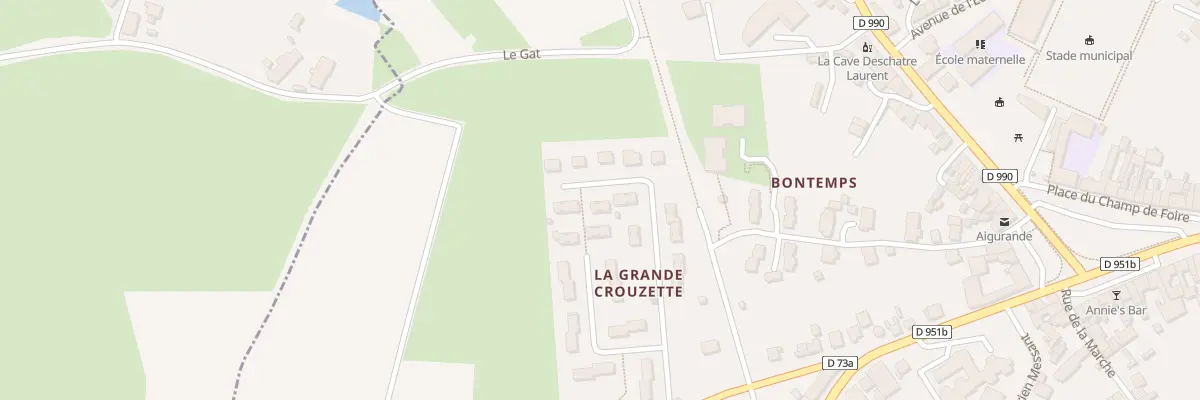 Plan du 5917 La Grande Crouzette à Aigurande