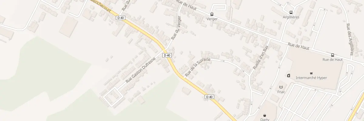 Plan du 92 Rue de la Sucrerie à Abbeville