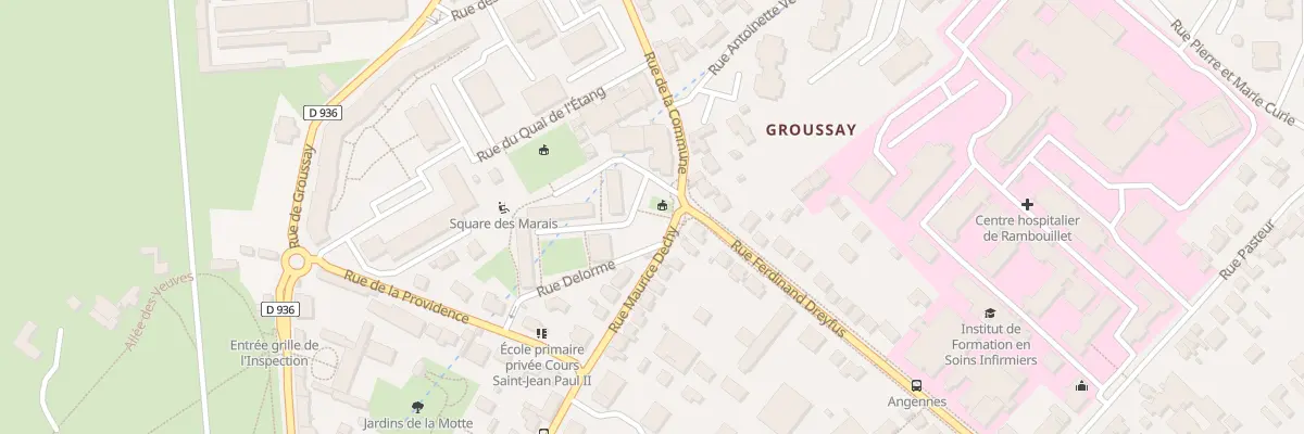 Plan du 3 Rue de la Commune à Rambouillet