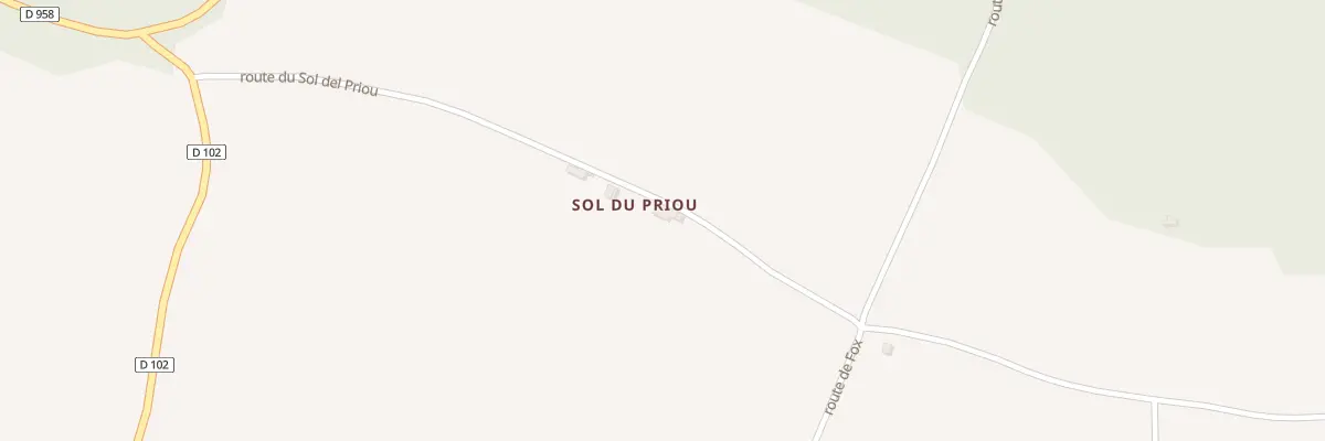 Plan du 5096 Sol Del Priou à Féneyrols