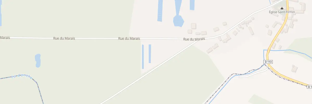 Plan du 5007 Rue du Marais à Marles-sur-Canche