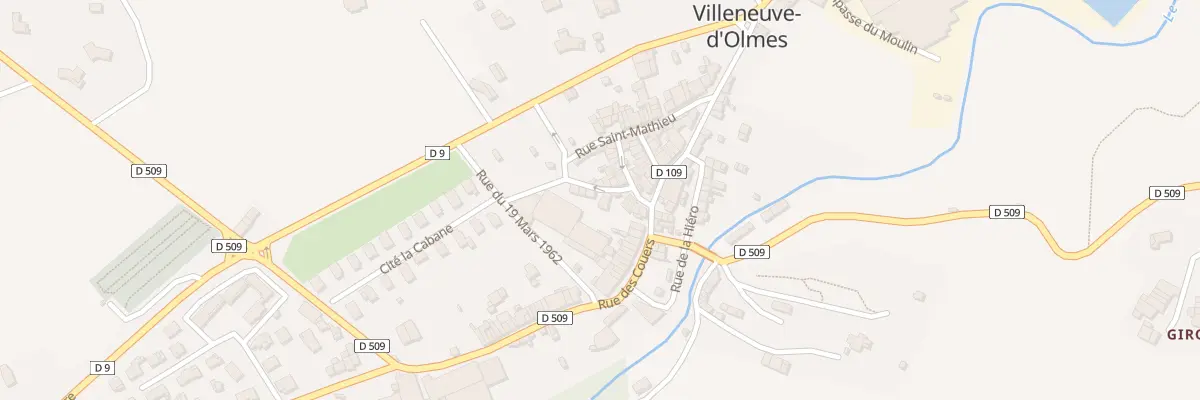 Plan du 4 Rue des Menuisiers à Villeneuve-d’Olmes
