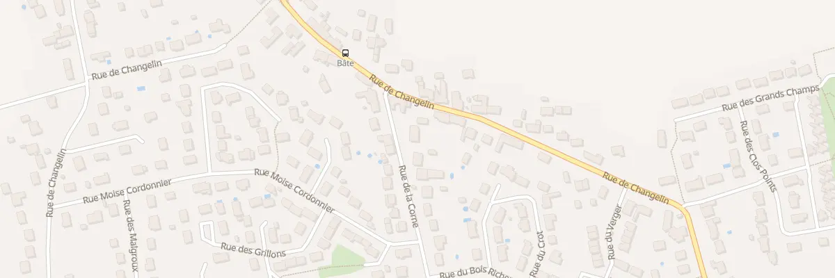 Plan du 1 Rue de la Corne à Ingré