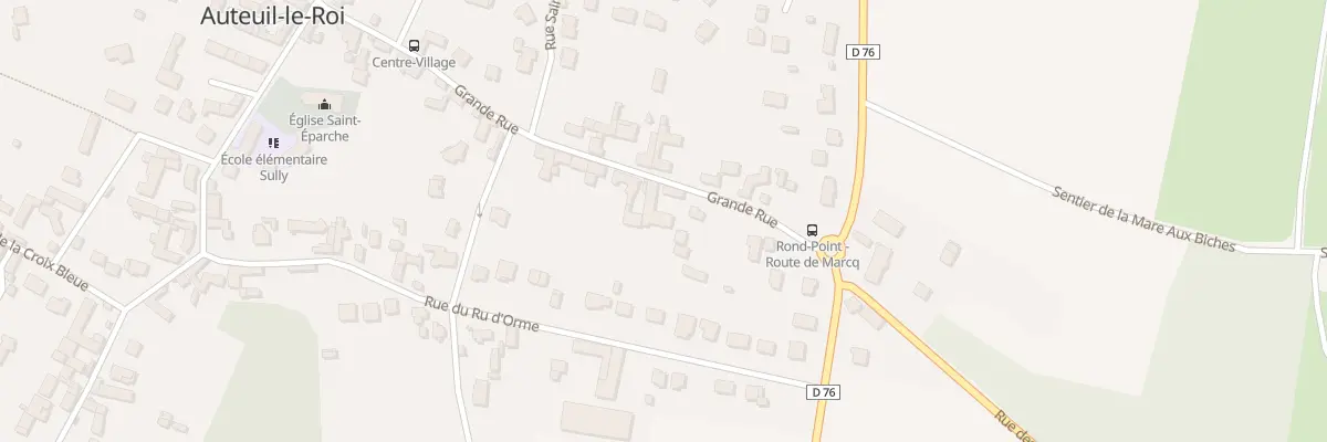 Plan du 7 Grande Rue à Auteuil