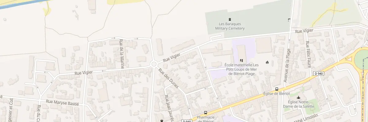 Plan du 33 Rue Vigier à Sangatte