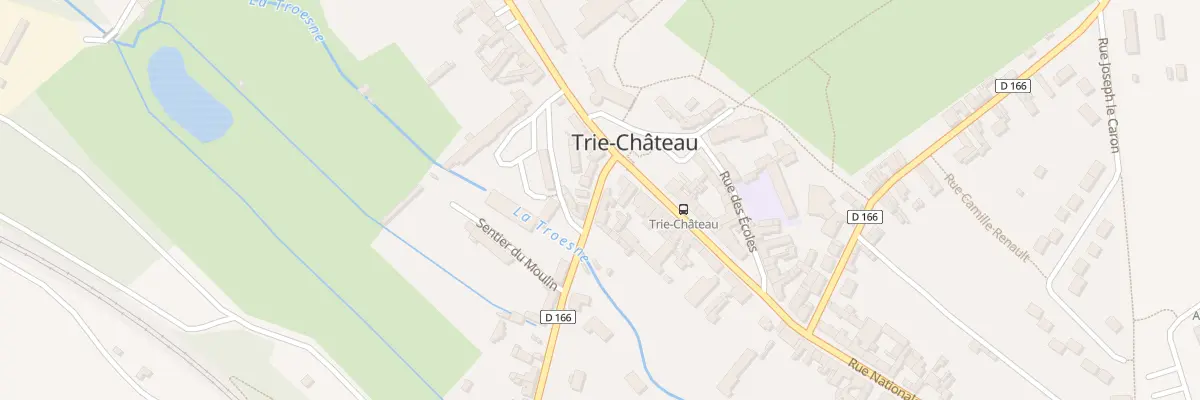 Plan du 1 Rue de la Gare à Trie-Château