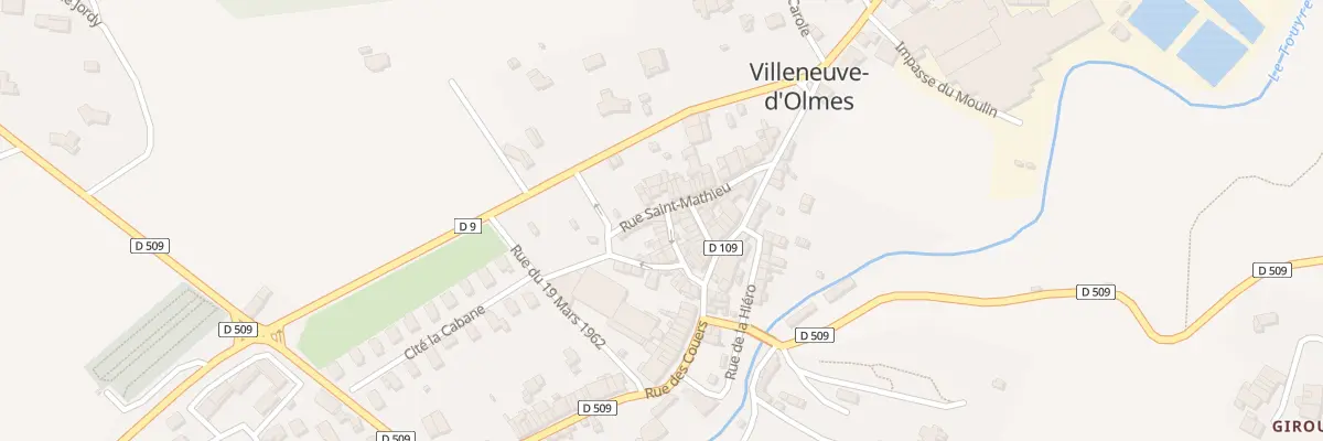 Plan du 120 Village à Villeneuve-d’Olmes