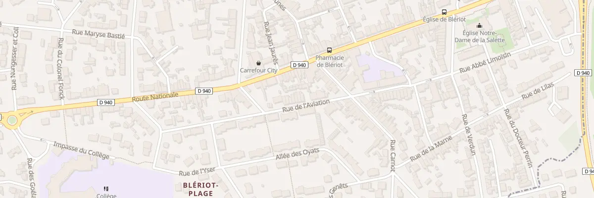Plan du 10 Rue de l’Aviation à Sangatte