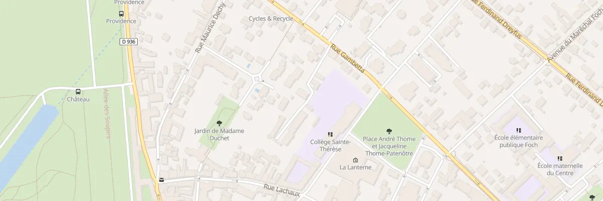 Plan du 71 Rue Gambetta à Rambouillet