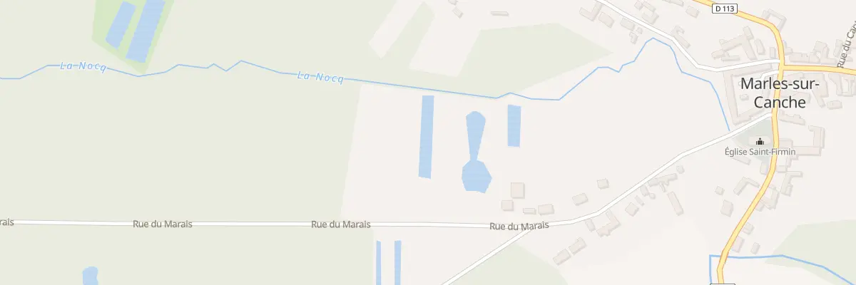 Plan du 5028 Rue du Marais à Marles-sur-Canche