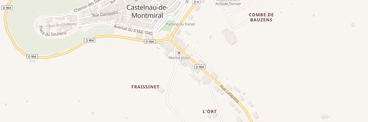 Plan du 66 Rue Lafayette à Castelnau-de-Montmiral