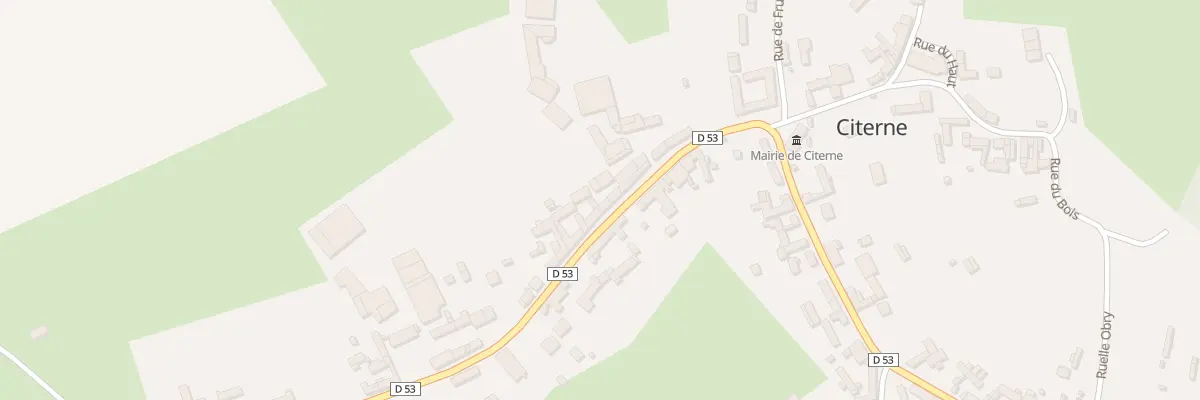 Plan du 10 Rue de Oisemont à Citerne