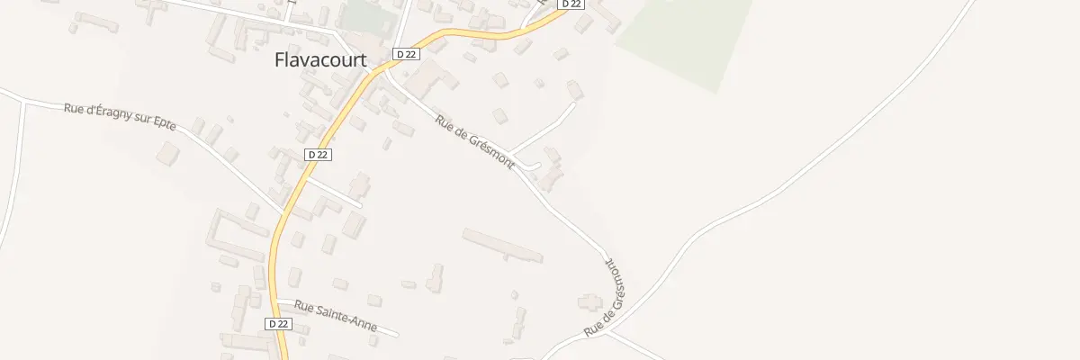 Plan du 1 Imp de la Vallee Gens à Flavacourt
