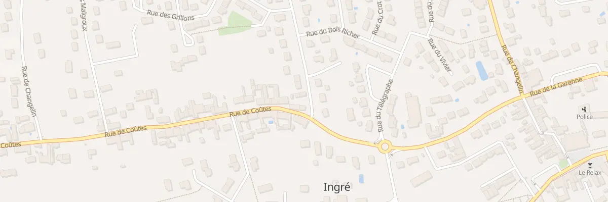 Plan du 46 Rue de Coûtes à Ingré