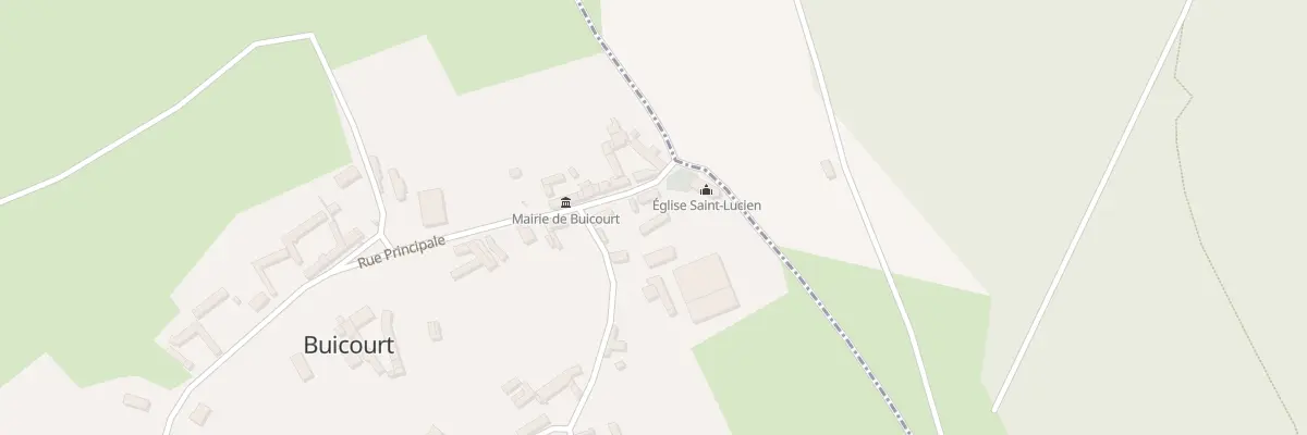 Plan du 1 Rue Principale à Buicourt