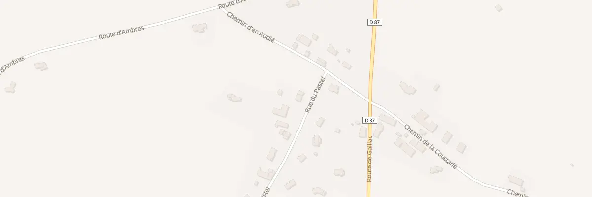 Plan du 46 Rue du Pastel à Ambres