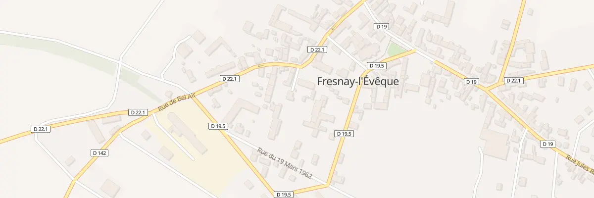 Plan du 3 Imp de la Forge à Fresnay-l’Évêque