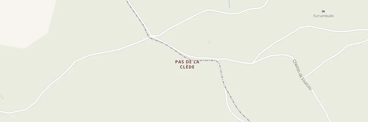 Plan du 5002 Pas de la Clede à Saint-Michel-de-Vax