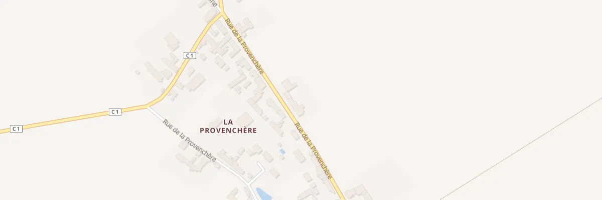 Plan du 405 La Provenchere à Huêtre