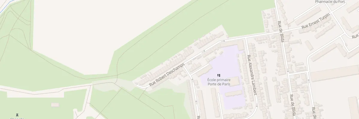 Plan du 62 Rue Robert Deschamps à Calais