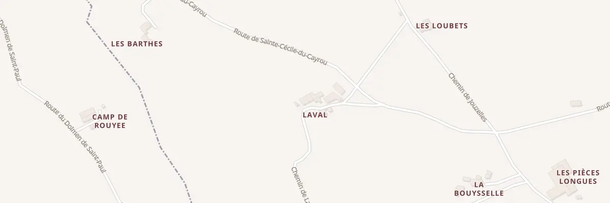 Plan du 5051 Laval au Verdier