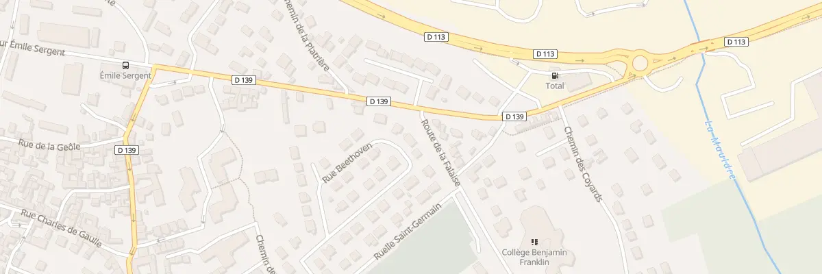 Plan du 18 Rue Beethoven à Épône