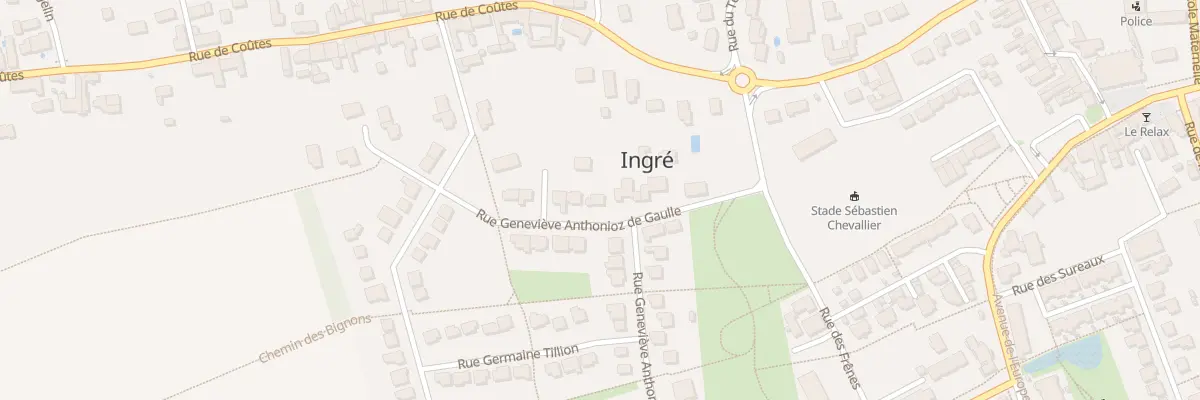 Plan du 28 Rue G. Anthonioz de Gaulle à Ingré