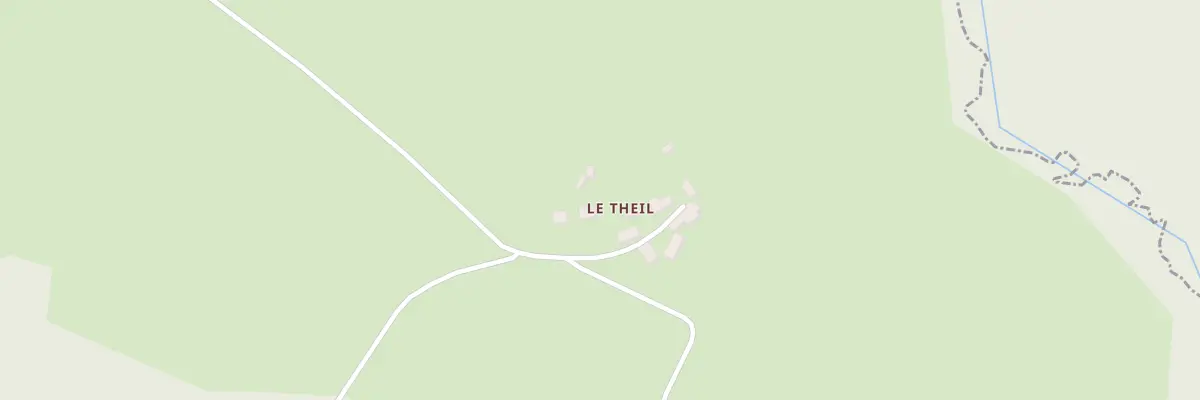 Plan du 1 Le Theil à Janaillat