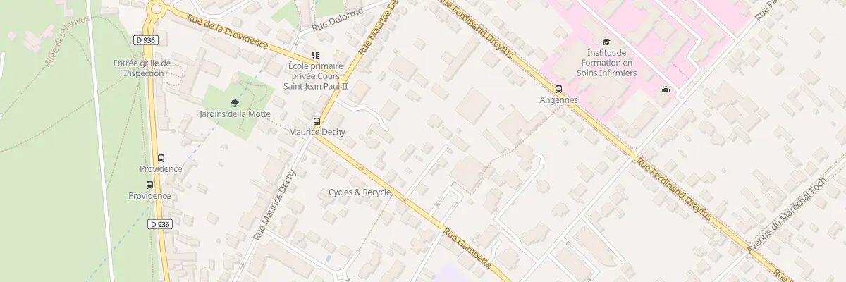 Plan du 70B Rue Gambetta à Rambouillet