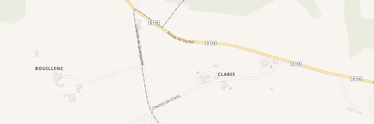 Plan du 5184 Claris à Féneyrols
