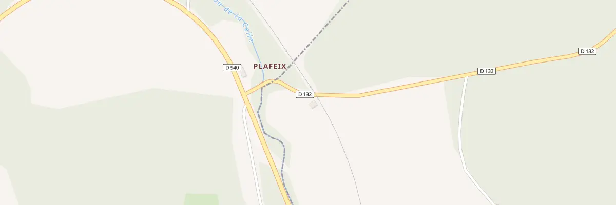 Plan du 5098 Plafeix à Lacelle