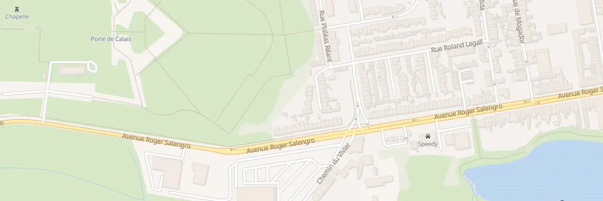 Plan du 12 Rue Alfred Véron à Calais
