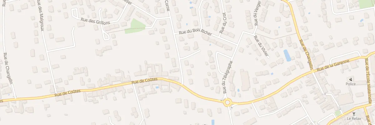 Plan du 25 Rue de la Corne à Ingré