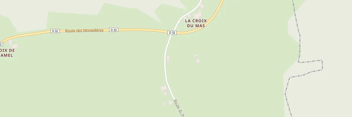 Plan du 5180 La Croix du Mas à Orliac-de-Bar