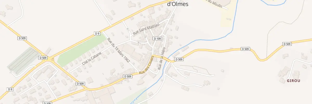 Plan du 66 Village à Villeneuve-d’Olmes