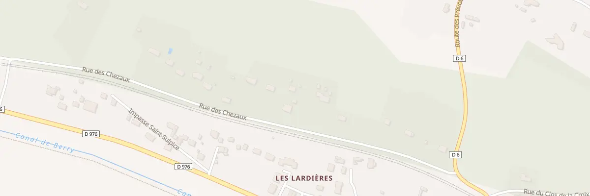 Plan du 8 Rue des Chezaux à Langon-sur-Cher