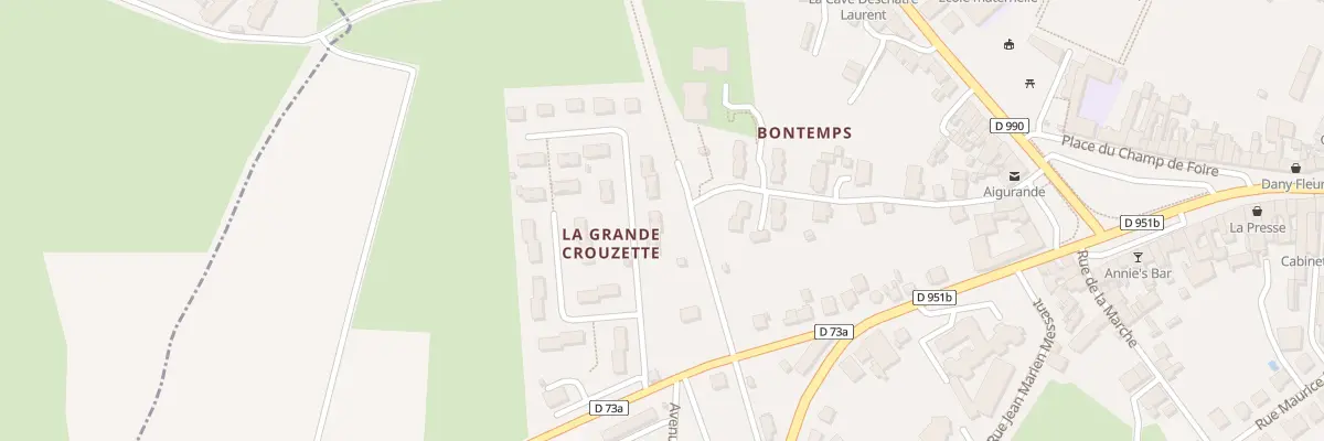 Plan du 5926 La Grande Crouzette à Aigurande