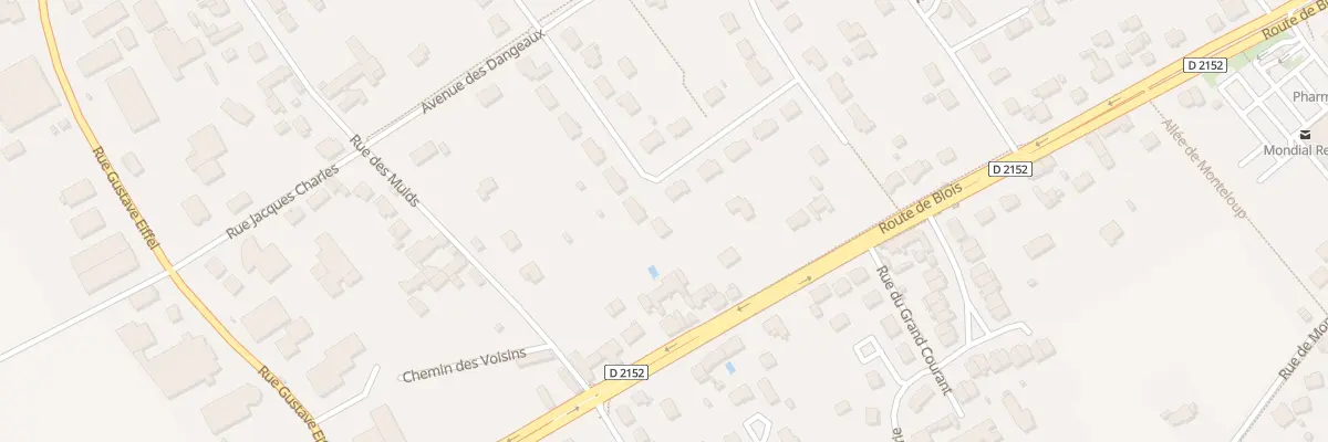 Plan du 17 Rue de la Porte de Fer à La Chapelle-Saint-Mesmin