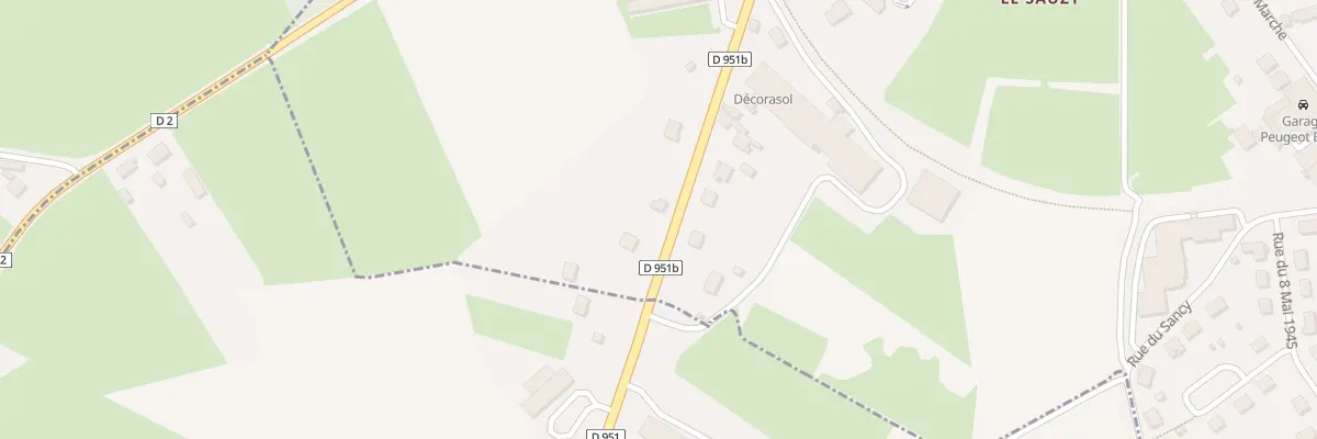 Plan du 42 Av Rollinat à Aigurande