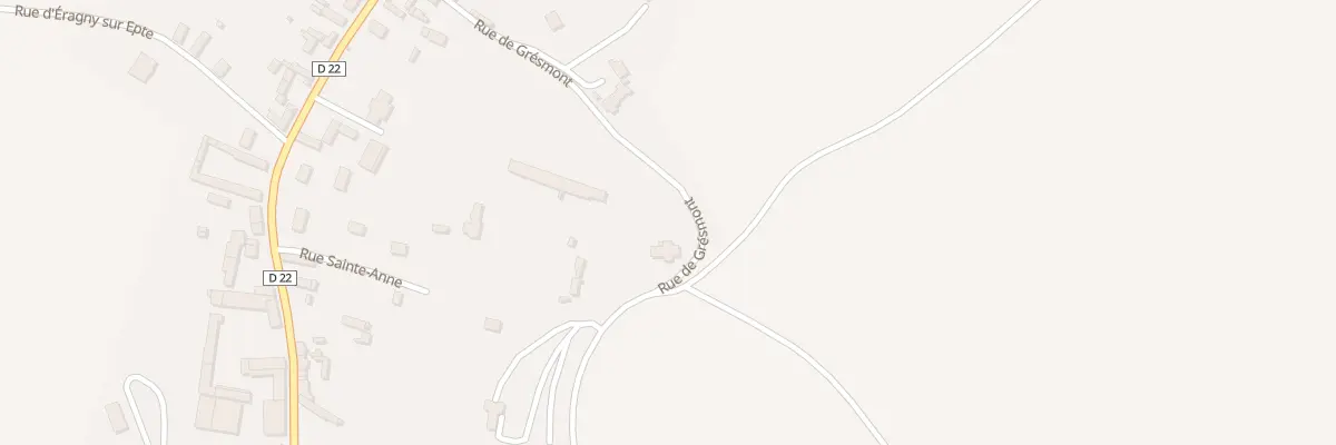 Plan du 8 Rue du Gremont à Flavacourt