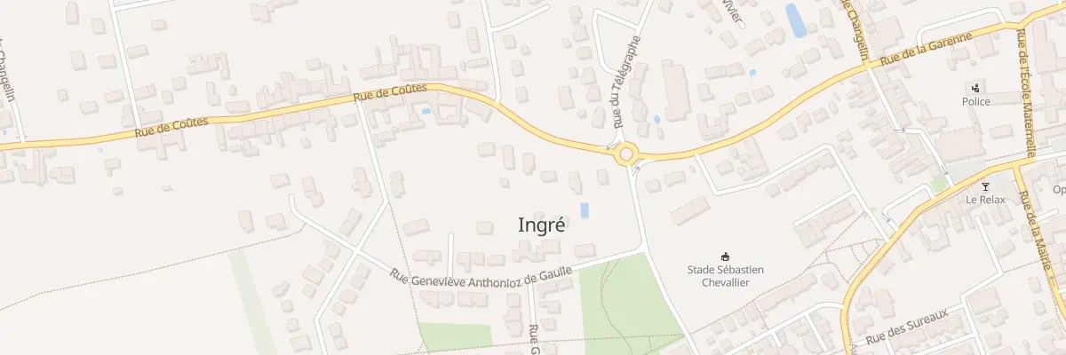 Plan du 41 Rue de Coûtes à Ingré