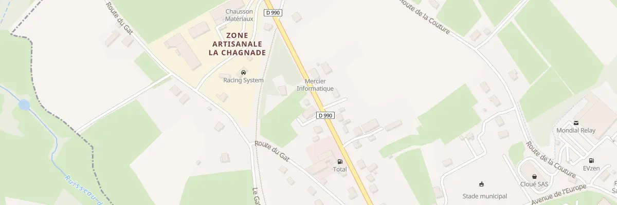 Plan du 59 Av de la République à Aigurande