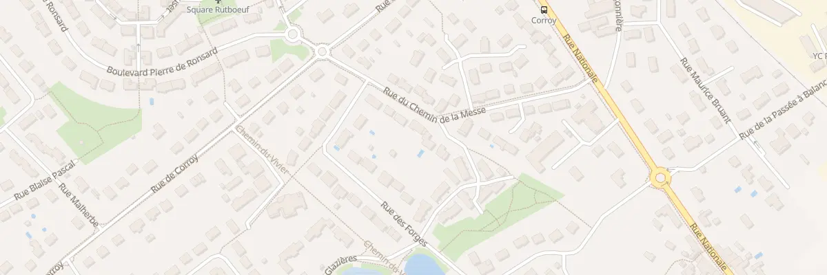 Plan du 17 Rue du Chemin de la Messe à Ormes