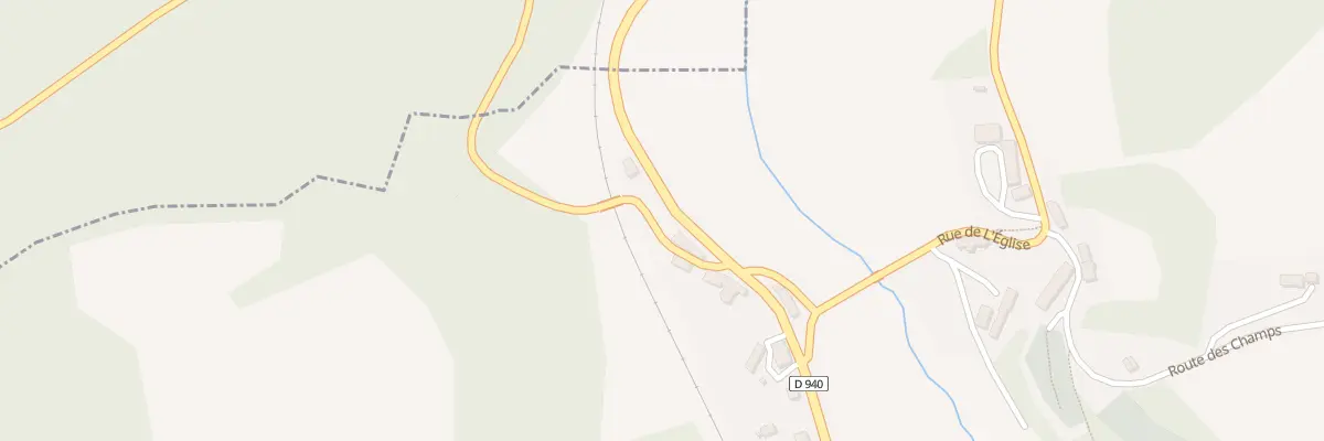 Plan du 5083 Le Bourg à Lacelle
