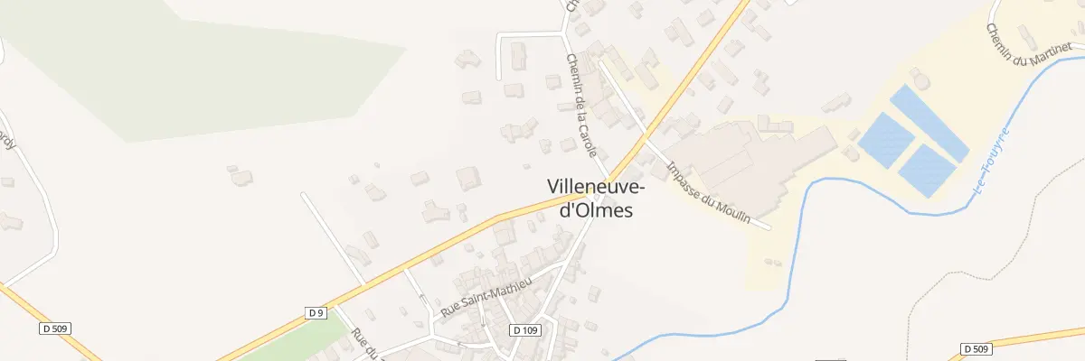 Plan du 5001 Lacarole à Villeneuve-d’Olmes