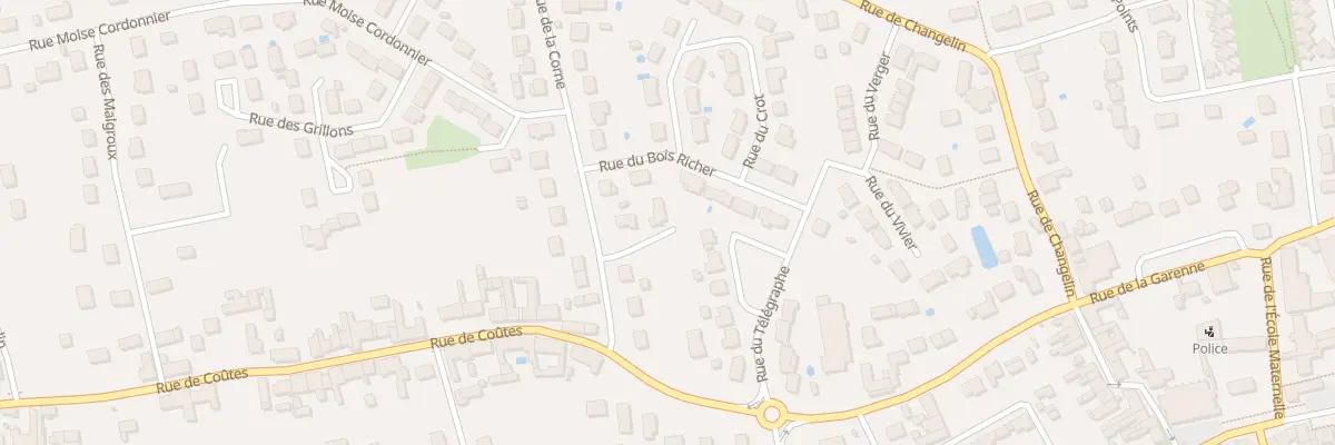 Plan du 23B Rue de la Corne à Ingré