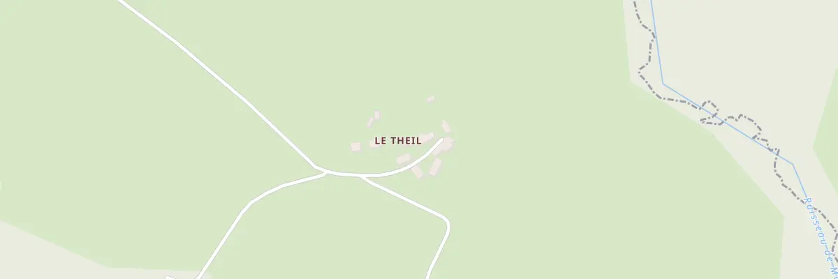 Plan du 3 Le Theil à Janaillat